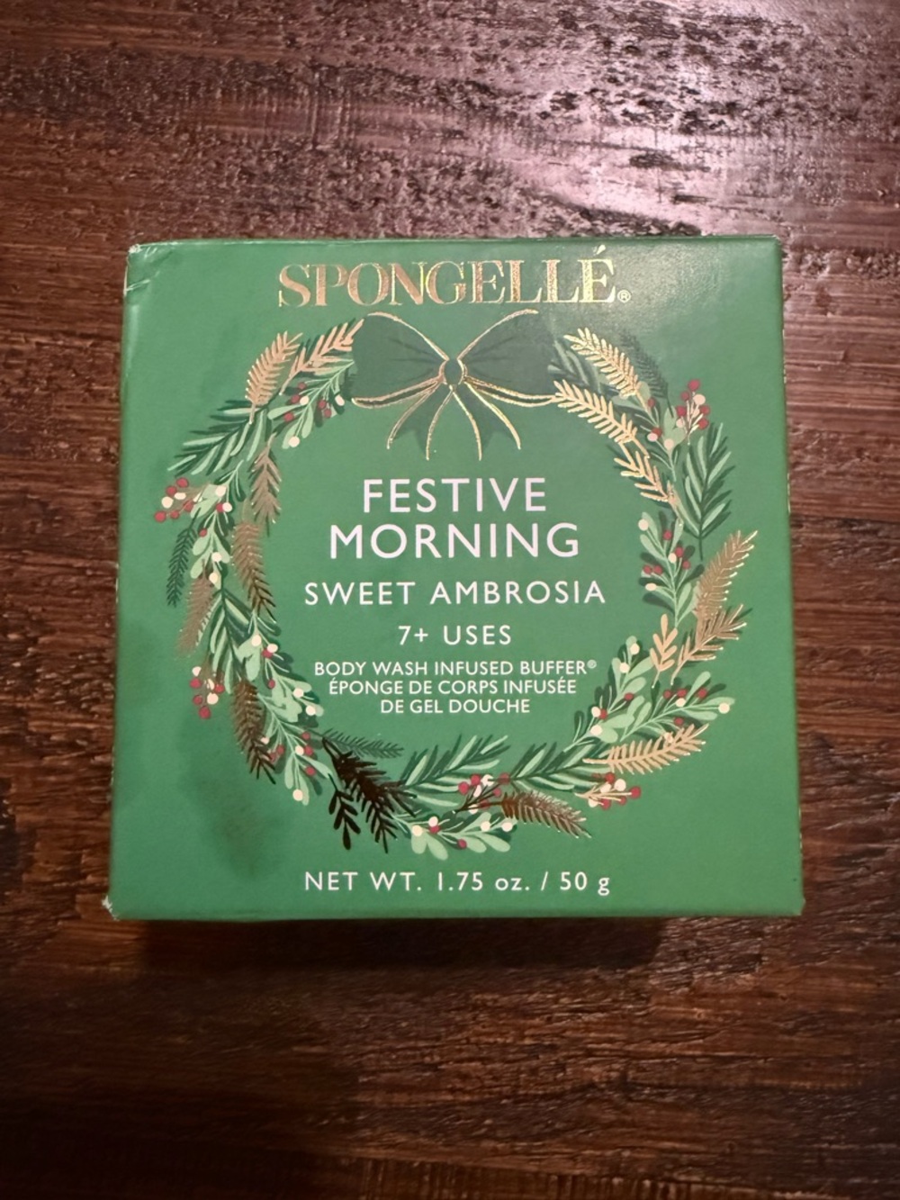 Spongelle Green All-In-One Body Treatment Body Wash Buffer